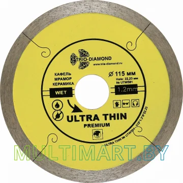 Отрезной диск алмазный Trio Diamond UTW501